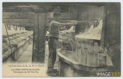 Fabrication du sel Fin-Fin (Einville-au-Jard)